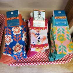 Goat Mountain Co - Fun flower power socks!