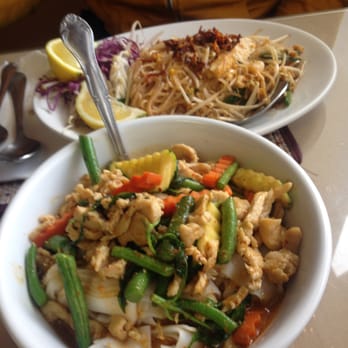 Thai House - Again can't remember the names of these two dishes. Both were great! - Thai Near Me - Modesto, California
