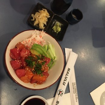 Malulu Sushi - $7 poke bowl!!!! For real. - Sushi Bars Near Me - San Clemente, California Malulu Sushi - $7 poke bowl!!!! For real. - Sushi Bars Near Me - San Clemente, California