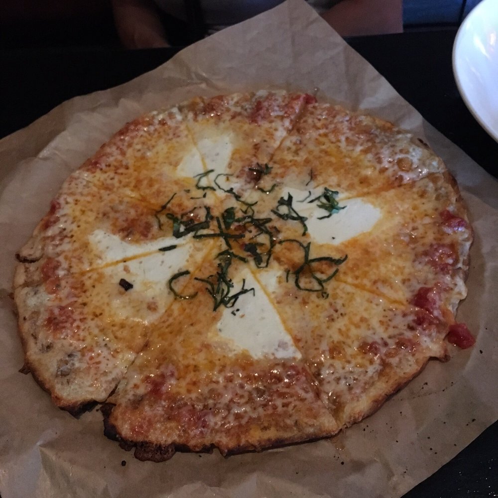 Abby Park - Three cheese pizza - New American Near Me - Milton, Massachusetts Abby Park - Three cheese pizza - New American Near Me - Milton, Massachusetts