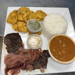 Meson Tropical - Baby Skirt Steak Fried Plantains
