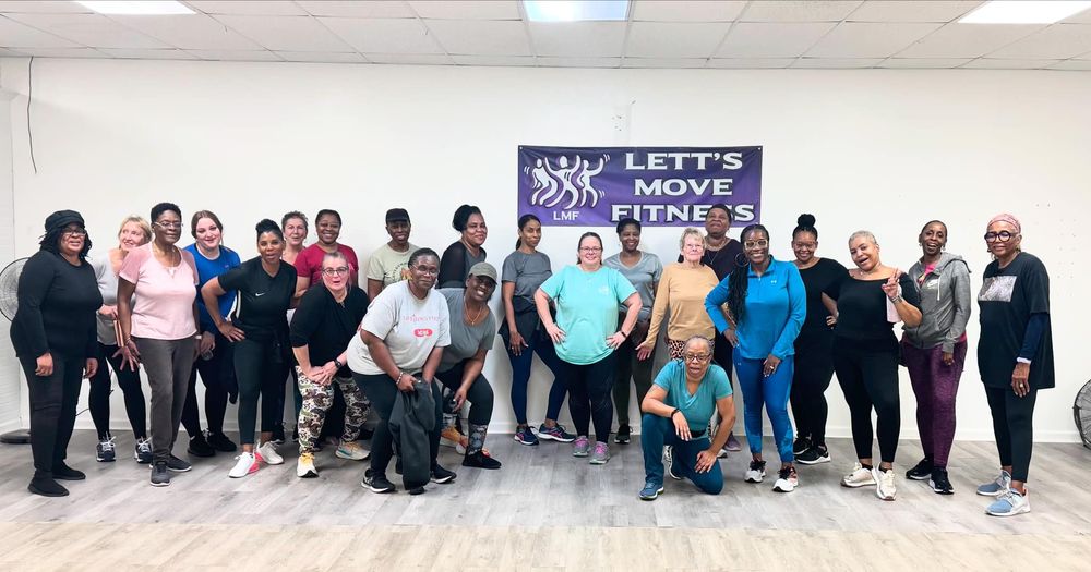 Lett's Move Fitness Logo