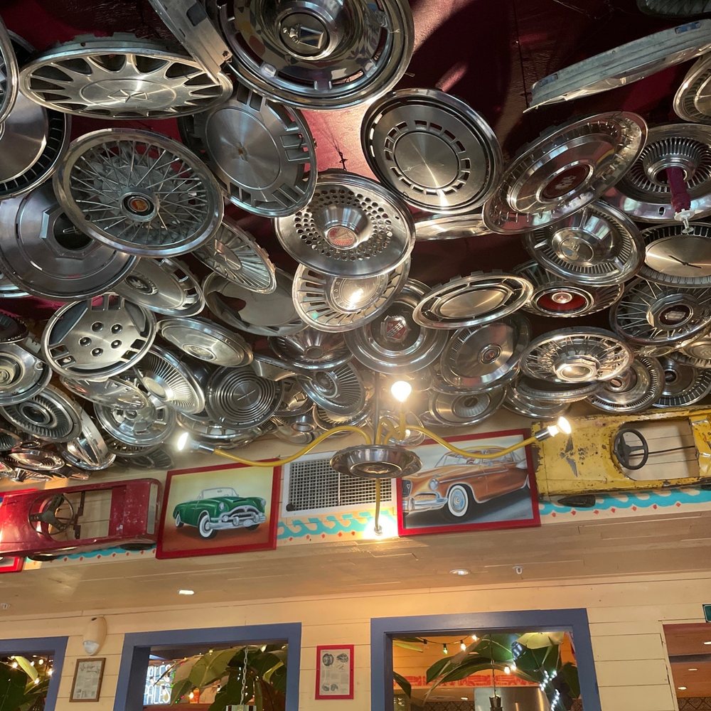 Chuy's - For n hubcap ceiling and nice car photos - Tex-Mex Near Me - Kissimmee, Florida Chuy's - For n hubcap ceiling and nice car photos - Tex-Mex Near Me - Kissimmee, Florida