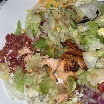 Friday's - Salmon on Cobb Salad - Bars Near Me - Pittsburgh, Pennsylvania