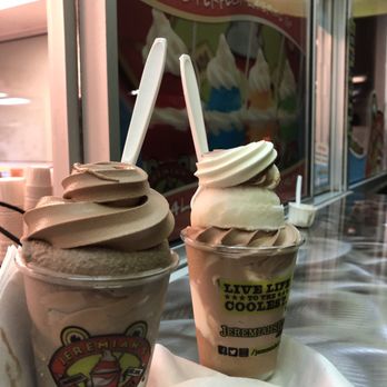 Jeremiah's Italian Ice - Cookies & Cream ice with chocolate ice cream And Coconut & Pineapple Ice with swirl ice cream. - Ice Cream & Frozen Yogurt Near Me - Orlando, Florida Jeremiah's Italian Ice - Cookies & Cream ice with chocolate ice cream And Coconut & Pineapple Ice with swirl ice cream. - Ice Cream & Frozen Yogurt Near Me - Orlando, Florida