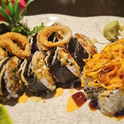 Chikuyo Tei - Fire Dragon roll Dynamite roll