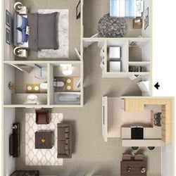 Timberline Apartments - Spacious floor plan