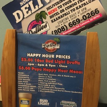 Dollies Pub & Cafe - Happy Hour and Delivery - Pizza Near Me - Lahaina, Hawaii