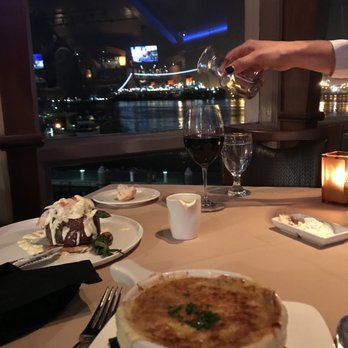 Queensview Steakhouse - French Onion Soup and the Filet Mignon (Oscar). - Steakhouses Near Me - Long Beach, California