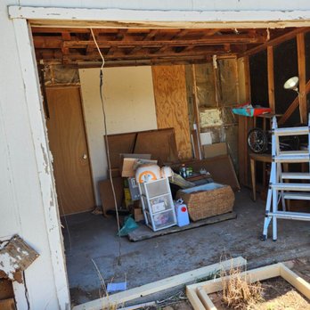 Sunrise Remodeling - the inside of a garage - General Contractors Near Me Sunrise Remodeling - the inside of a garage - General Contractors Near Me