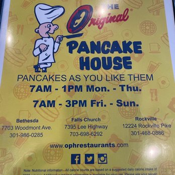 The Original Pancake House - Breakfast & Brunch Near Me - Rockville, Maryland