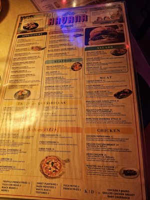 Menu photo 5 Havana Beach Miami Beach, FL