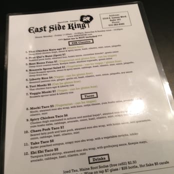 East Side King - Menu Opening Day - Asian Fusion Near Me - Austin, Texas