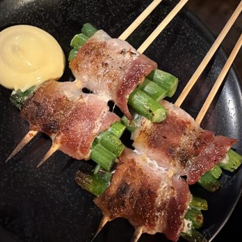 Yakyudori - Bacon Wrapped Asparagus - Ramen Near Me - San Diego, California Yakyudori - Bacon Wrapped Asparagus - Ramen Near Me - San Diego, California