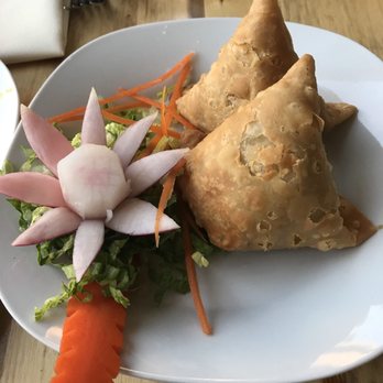 Bombay Palace - Murg Keema Samosas. You get two per order with chicken. Really good - Indian Near Me - Beverly Hills, California Bombay Palace - Murg Keema Samosas. You get two per order with chicken. Really good - Indian Near Me - Beverly Hills, California