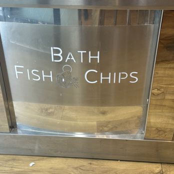 Bath Fish & Chips - Signage at counter - Fish & Chips Near Me - Bath, BAS