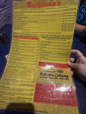 Menu photo 3 Enchilada's Restaurant Dallas, TX Menu photo 3 Enchilada's Restaurant Dallas, TX