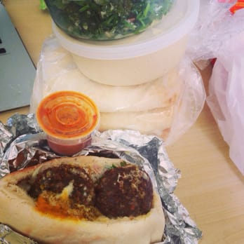 Shaloha PITA - Oh my gosh so much deliciousness. Falafel sandwich, taboulee, hummus, pita..... - Sandwiches Near Me - Honolulu, Hawaii Shaloha PITA - Oh my gosh so much deliciousness. Falafel sandwich, taboulee, hummus, pita..... - Sandwiches Near Me - Honolulu, Hawaii