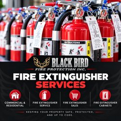 Black Bird Fire Protection Inc - Fire Extinguisher Service, Certifications, and Installations