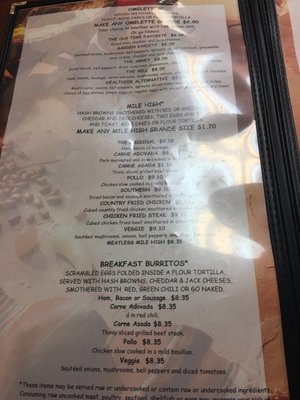 Menu photo 8 Caitlin's Glendale, CO