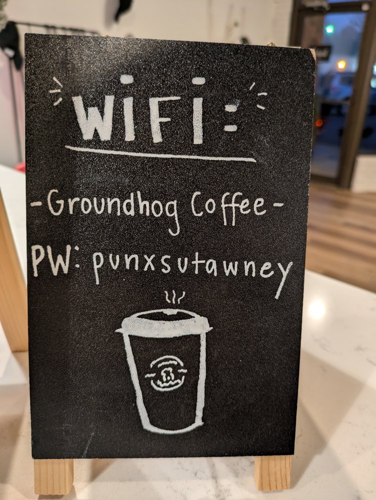 Groundhog Coffee Logo
