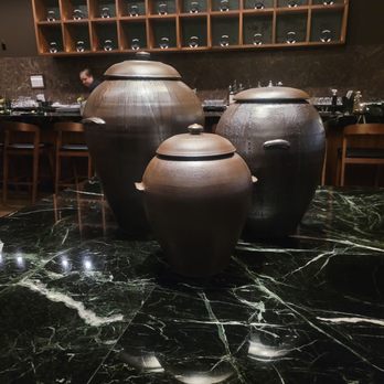 M Hansik - Kimchi pots decor - Seafood Near Me - Durham, North Carolina