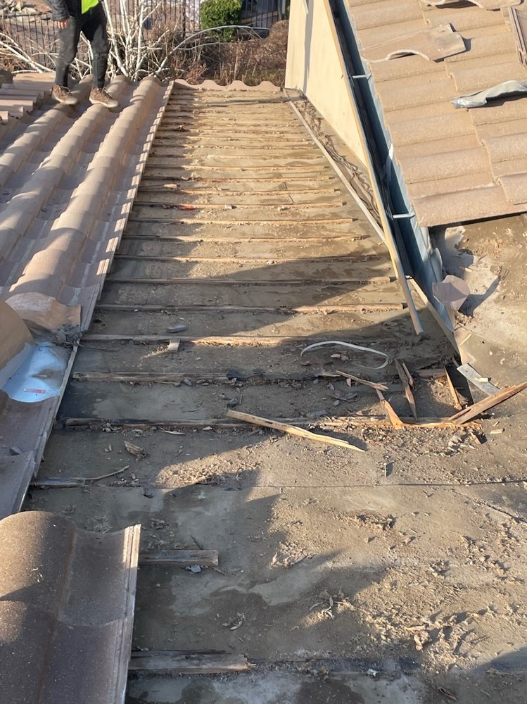 Slide of Roof Recovery