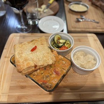 Dueling Spoons - Seafood pot pie- loaded with seafood! - Salad Near Me - Fall Creek, Oregon Dueling Spoons - Seafood pot pie- loaded with seafood! - Salad Near Me - Fall Creek, Oregon