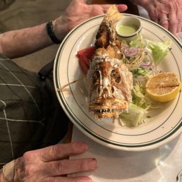 Pargo Frito Entero. My father in law attacked this fish like it owed him money. Pargo Frito Entero. My father in law attacked this fish like it owed him money.