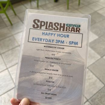 Splash Bar - Happy Hour Menu - Asian Fusion Near Me - Honolulu, Hawaii Splash Bar - Happy Hour Menu - Asian Fusion Near Me - Honolulu, Hawaii