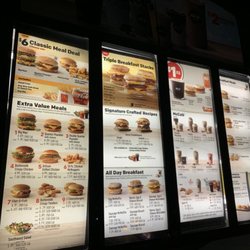 McDonald's - Breakfast menu