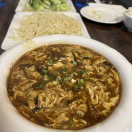 Hot and sour soup is decent Hot and sour soup is decent