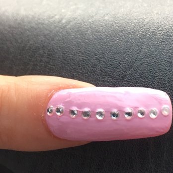 Tran Nails - This is what I walked out with the second time. - Nail Salons Near Me - Elmhurst, Illinois