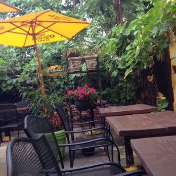Mesa Azteca - Peaceful outdoor seating. - Mexican Near Me - Brooklyn, New York