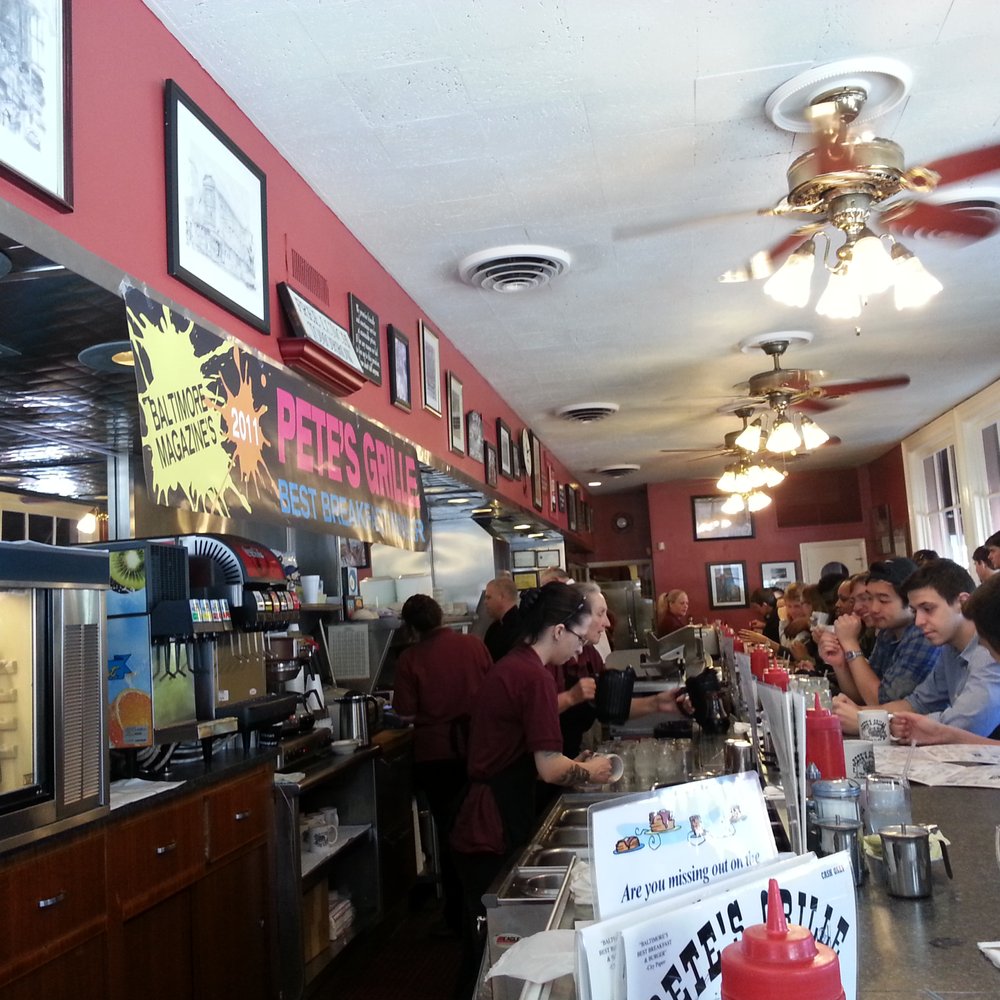 Pete's Grille - The restaurant. - Breakfast & Brunch Near Me - Baltimore, Maryland