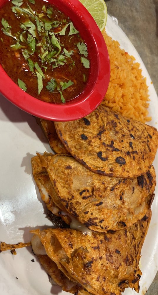 Food from Taqueria Mexico