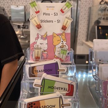 Teaspoon - stickers - Bubble Tea Near Me - Brea, California