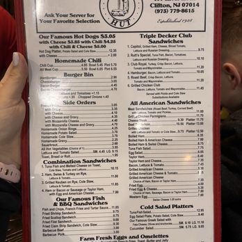 Rutt's Hut - Menu - Hot Dogs Near Me - Clifton, New Jersey Rutt's Hut - Menu - Hot Dogs Near Me - Clifton, New Jersey