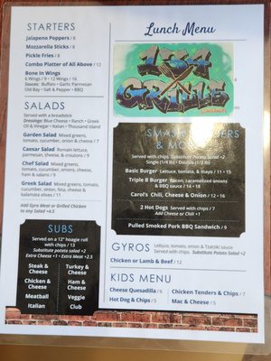 Menu photo 6 134 Grille Yorktown, VA
