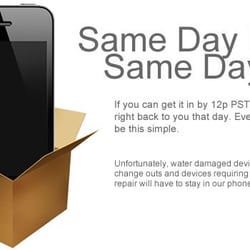 If you can get it in by 12pm PST, we will get it right back to you that say day. Everything should be this simple.
