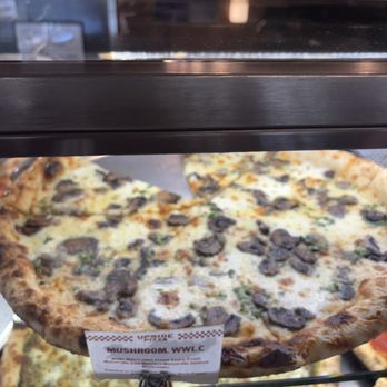 Upside Pizza - Mushroom pizza. Very good! - Pizza Near Me - New York, New York Upside Pizza - Mushroom pizza. Very good! - Pizza Near Me - New York, New York