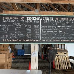 Erickson & Jensen Seafood Packers - Market menu