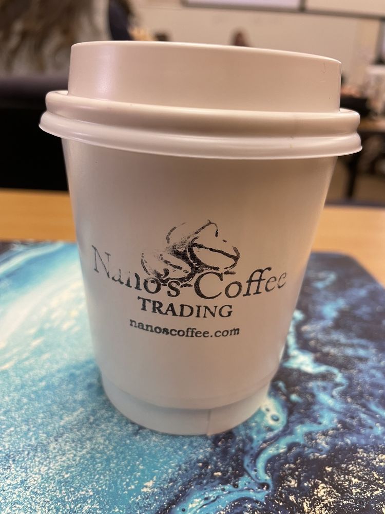 Nano's Coffee Trading Logo