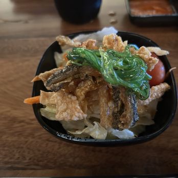 Sushi Monster - Salmon skin salad - Sushi Bars Near Me - Poway, California