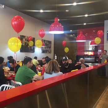 The Halal Guys - Seating area inside - Halal Near Me - Glendale, California