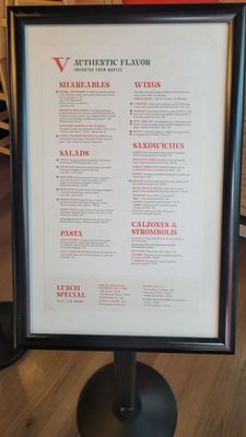 Menu photo 4 V Pizza + Sidecar Jacksonville, FL Menu photo 4 V Pizza + Sidecar Jacksonville, FL