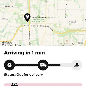 Crumbl - Plano - App was stuck on 1 minute for more than 24 hours. - Bakeries Near Me - Plano, Texas
