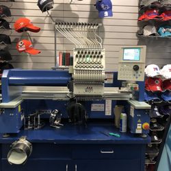Lids - Custom embroidery machine