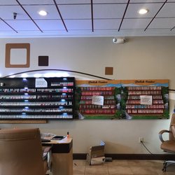 A Nail Shop - Lots of polish choices