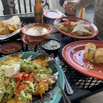 LaPaz - Cuban Quesadilla, blue corn nachos with no chicken, street corn, queso - Mexican Near Me - Birmingham, Alabama
